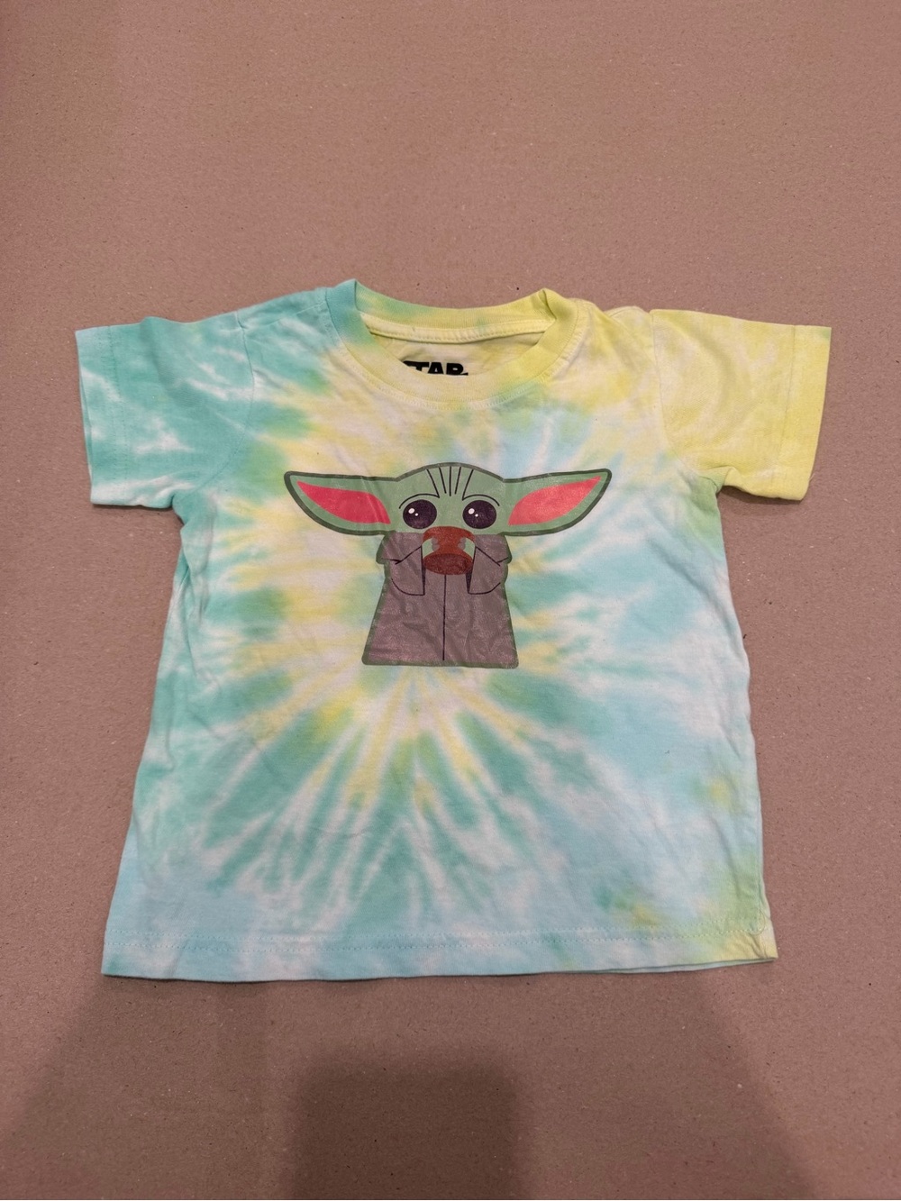 Star Wars Kids Grogu Baby Yoda Tie Dye Graphic Tee 4T